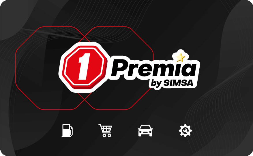 1Premia de Simsa tiene un programa de lealtad para las estaciones de servicio de gasolina en mexico, reclama tu tarjeta para acumular puntos